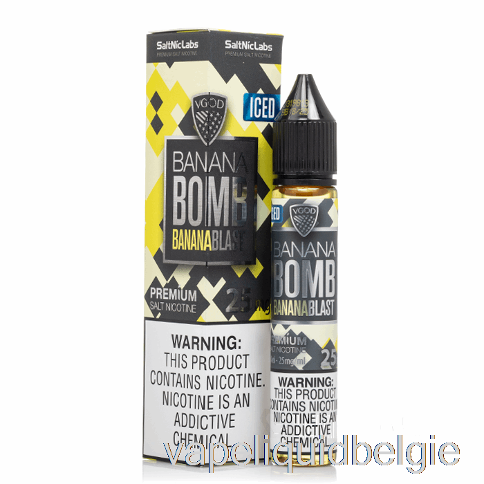 Vape België Ijsbanaanexplosie - Vgod Saltnic - 30ml 50mg